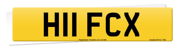 Registration number H11 FCX